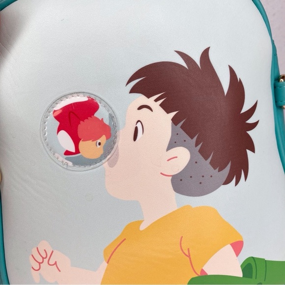 Studio Ghibli Ponyo Sosuke & Ponyo Crossbody Bag Sold Out BoxLunch Exclusive - Picture 8 of 16
